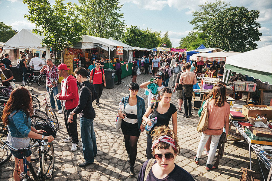 mauerpark berlino 