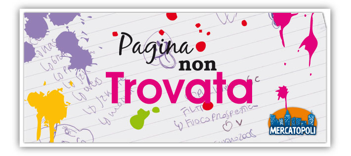 404 - Pagina non trovata